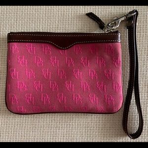 Hot Pink Dooney & Bourke Wristlet